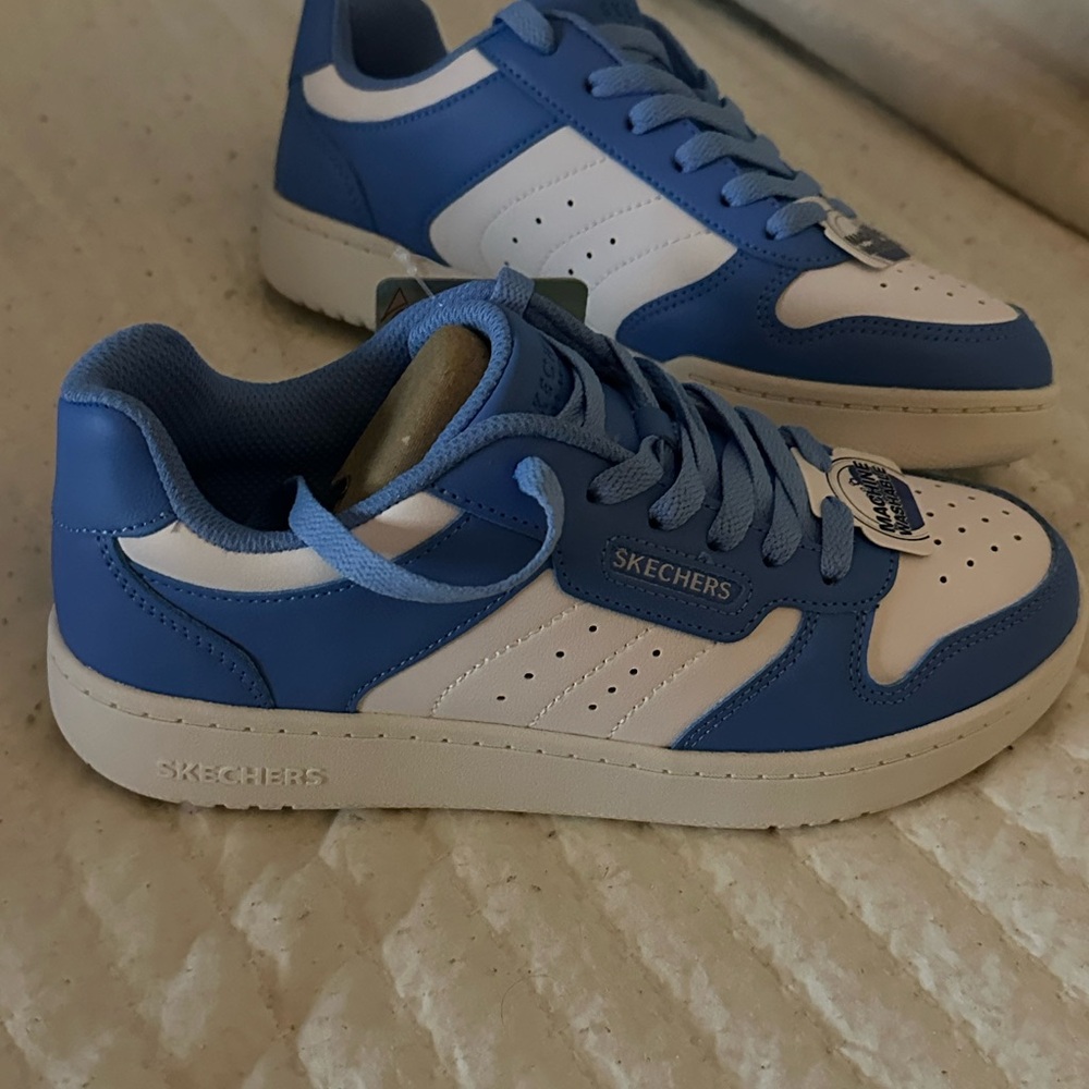 Skechers Blue and White Sneakers